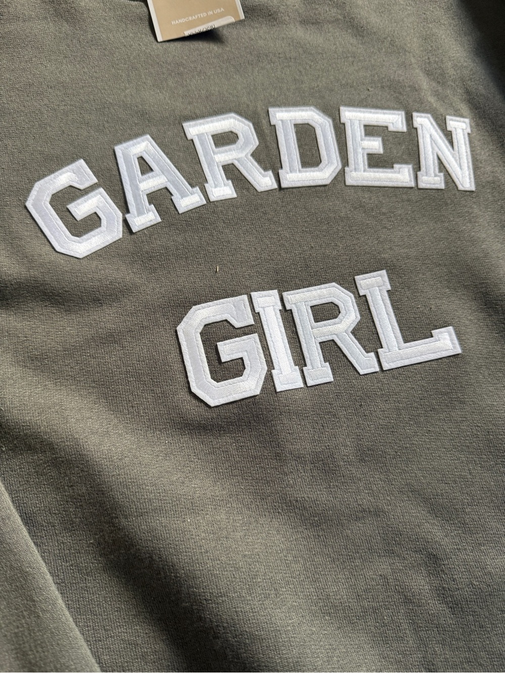 Olive 'Garden Girl' Crewneck Sweater - Picture 2 of 4